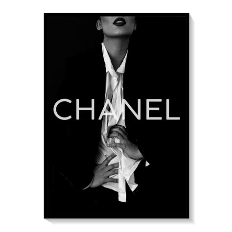 chanel poster 40x50|chanel framed pictures.